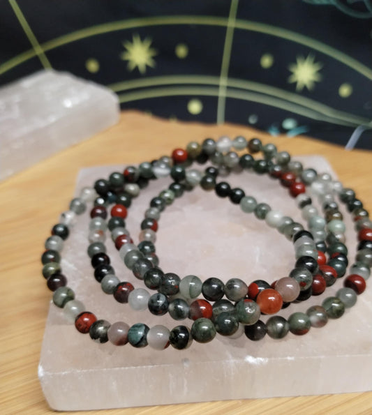 Bloodstone Crystal Bracelets