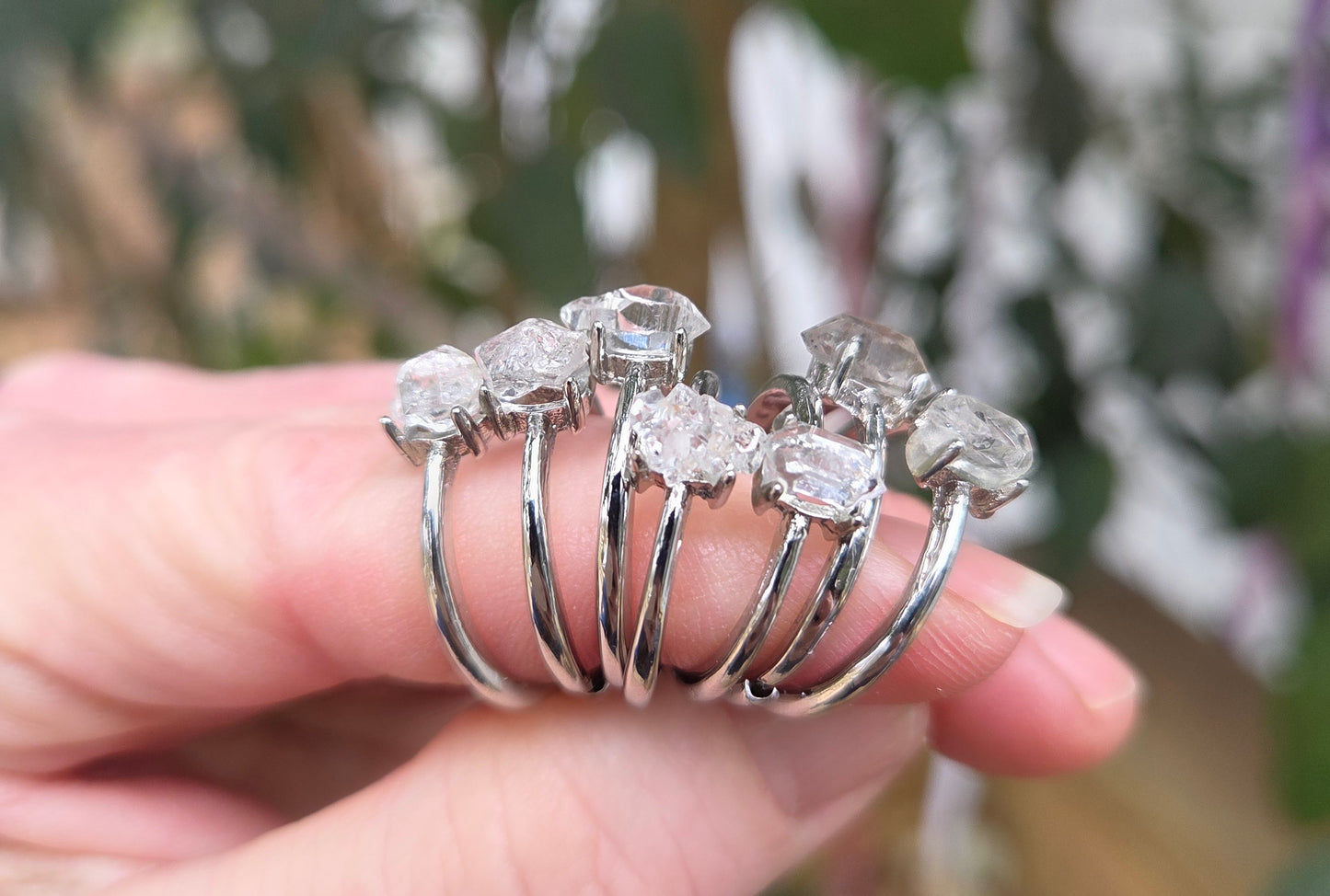 Herkimer Diamond Ring 💍 (smaller stone)