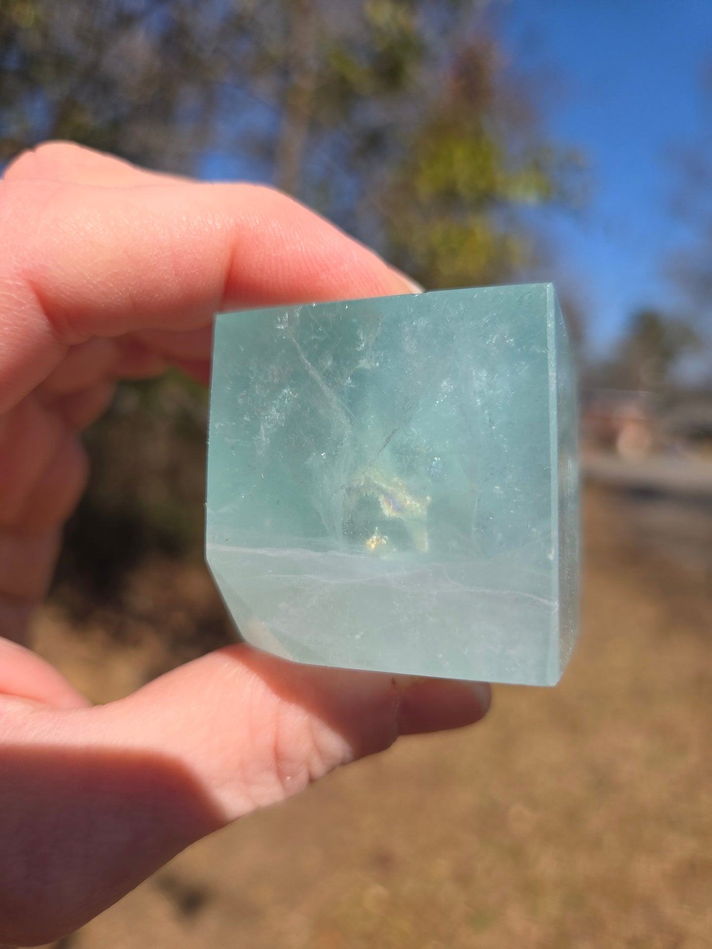 Fluorite Cube