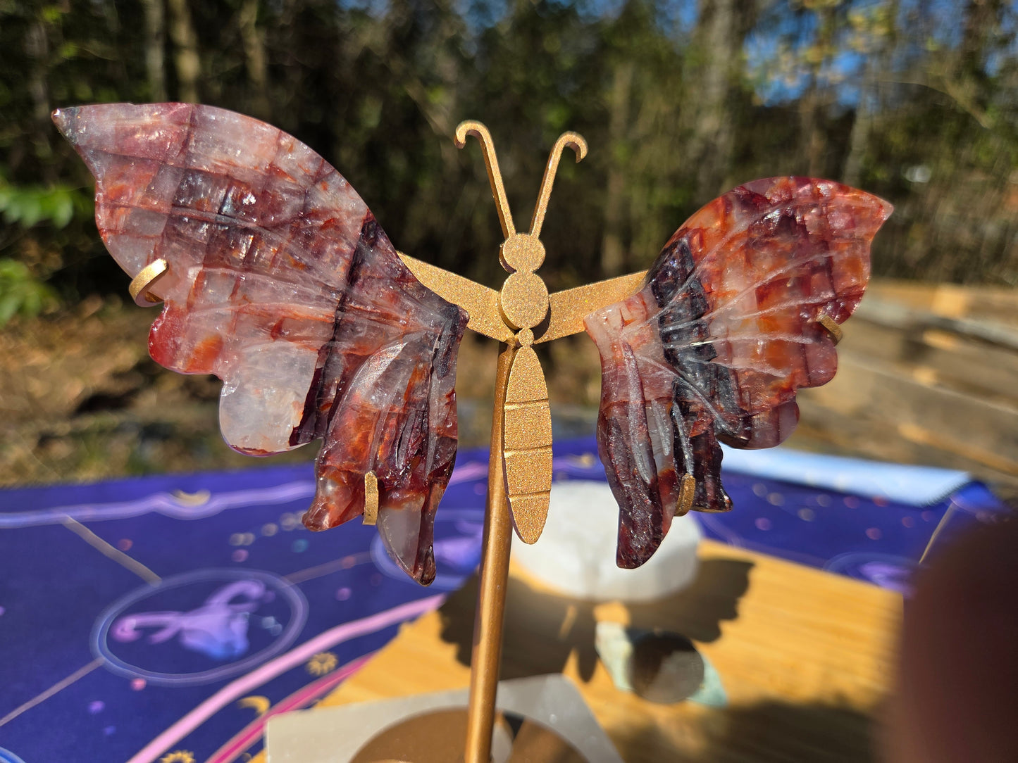 Fire 🔥 Quartz Butterfly Wings