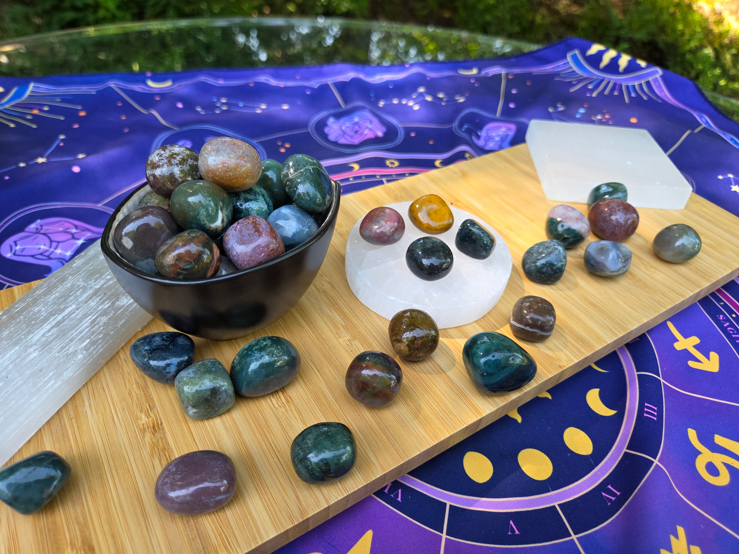 High Quality Ocean Jasper Tumbles