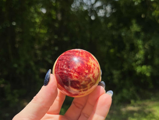Red Moonstone 🌙 Sphere