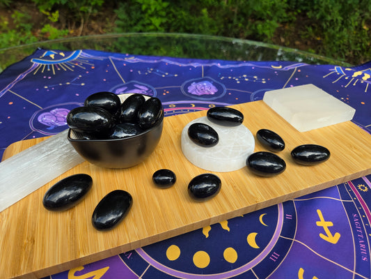 Black Obsidian Tumbles