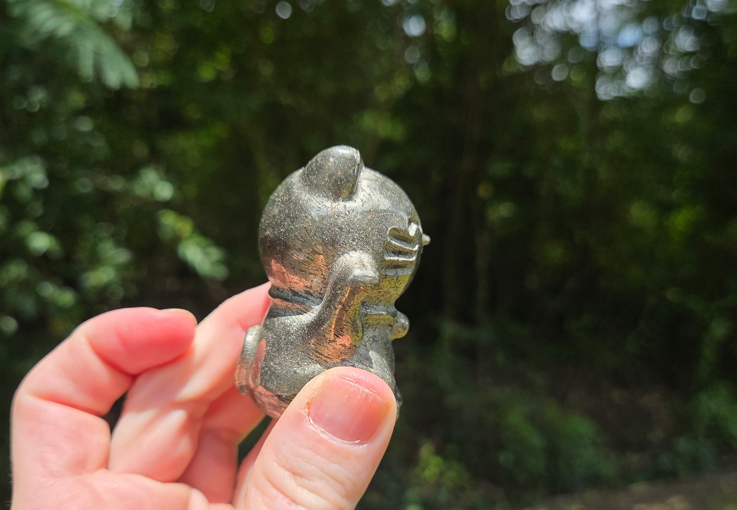 Pyrite Lucky Kitty 😺