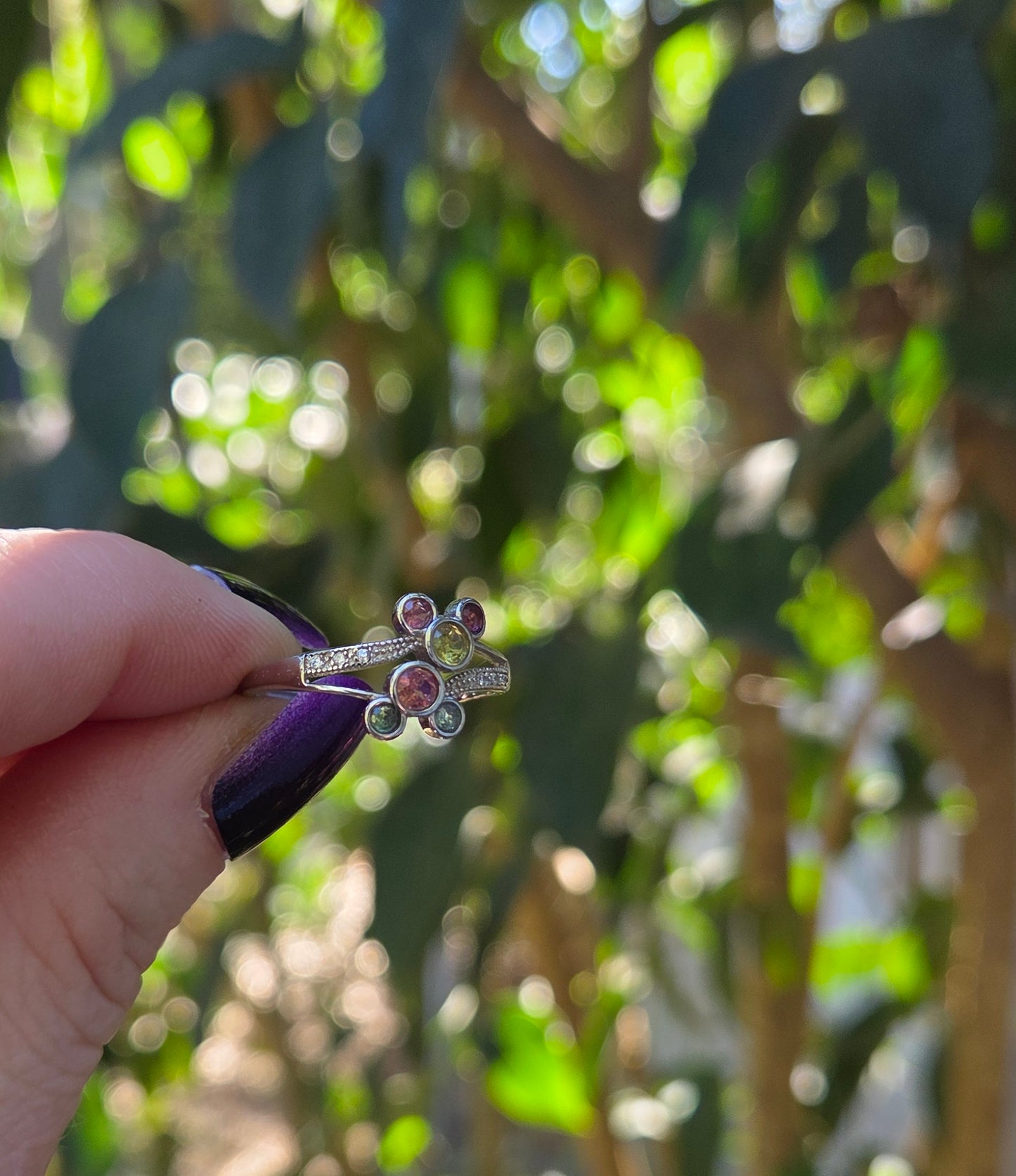 Watermelon Tourmaline Ring 💍 🍉