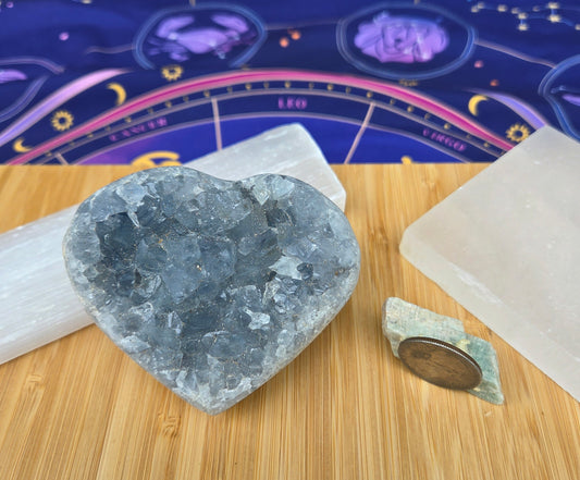 Celestite Heart
