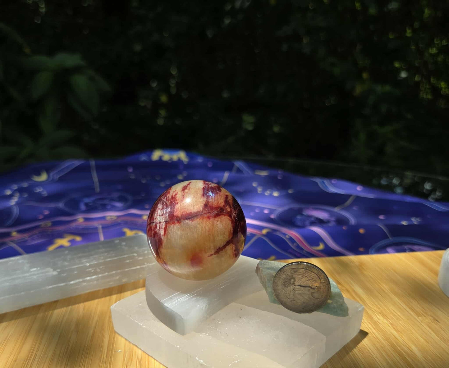 Red Moonstone 🌙 Sphere