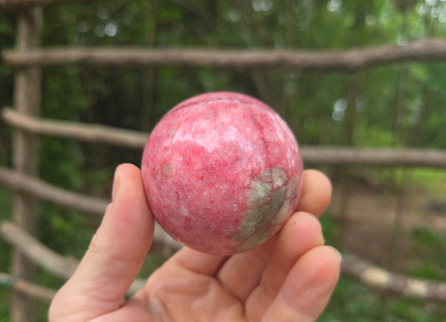 Thulite Sphere