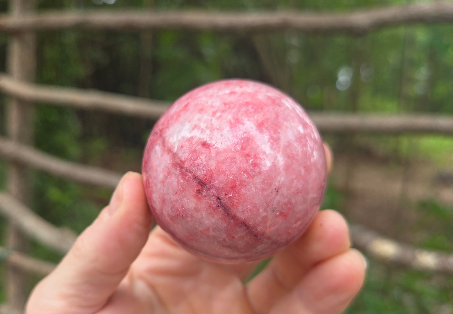 Thulite Sphere