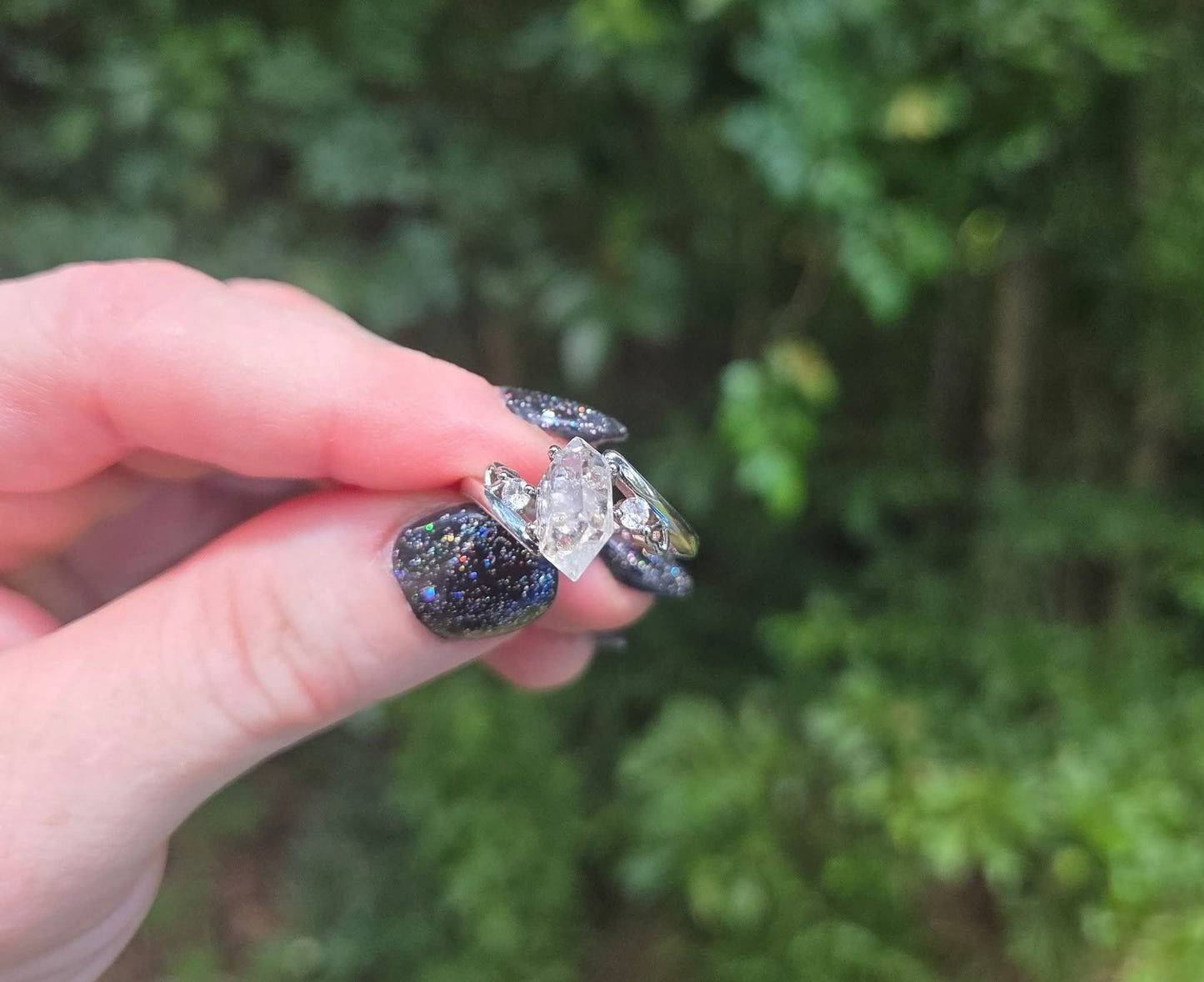 Herkimer Diamond Ring 💍