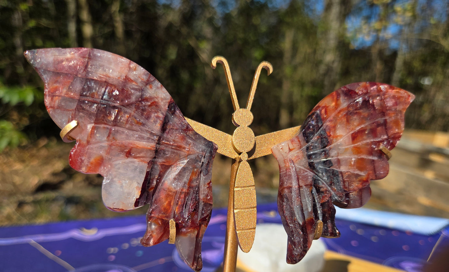 Fire 🔥 Quartz Butterfly Wings