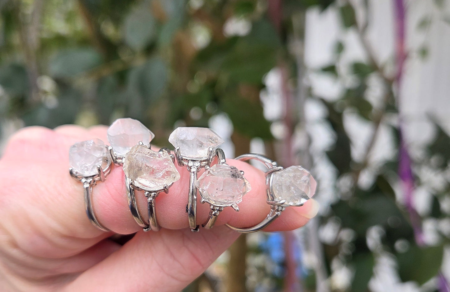 Herkimer Diamond Rings 💍