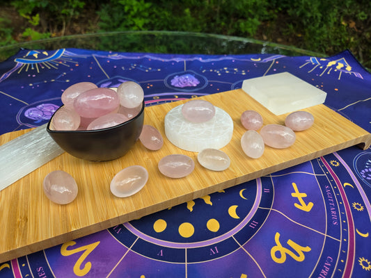 Rose Quartz Tumbles