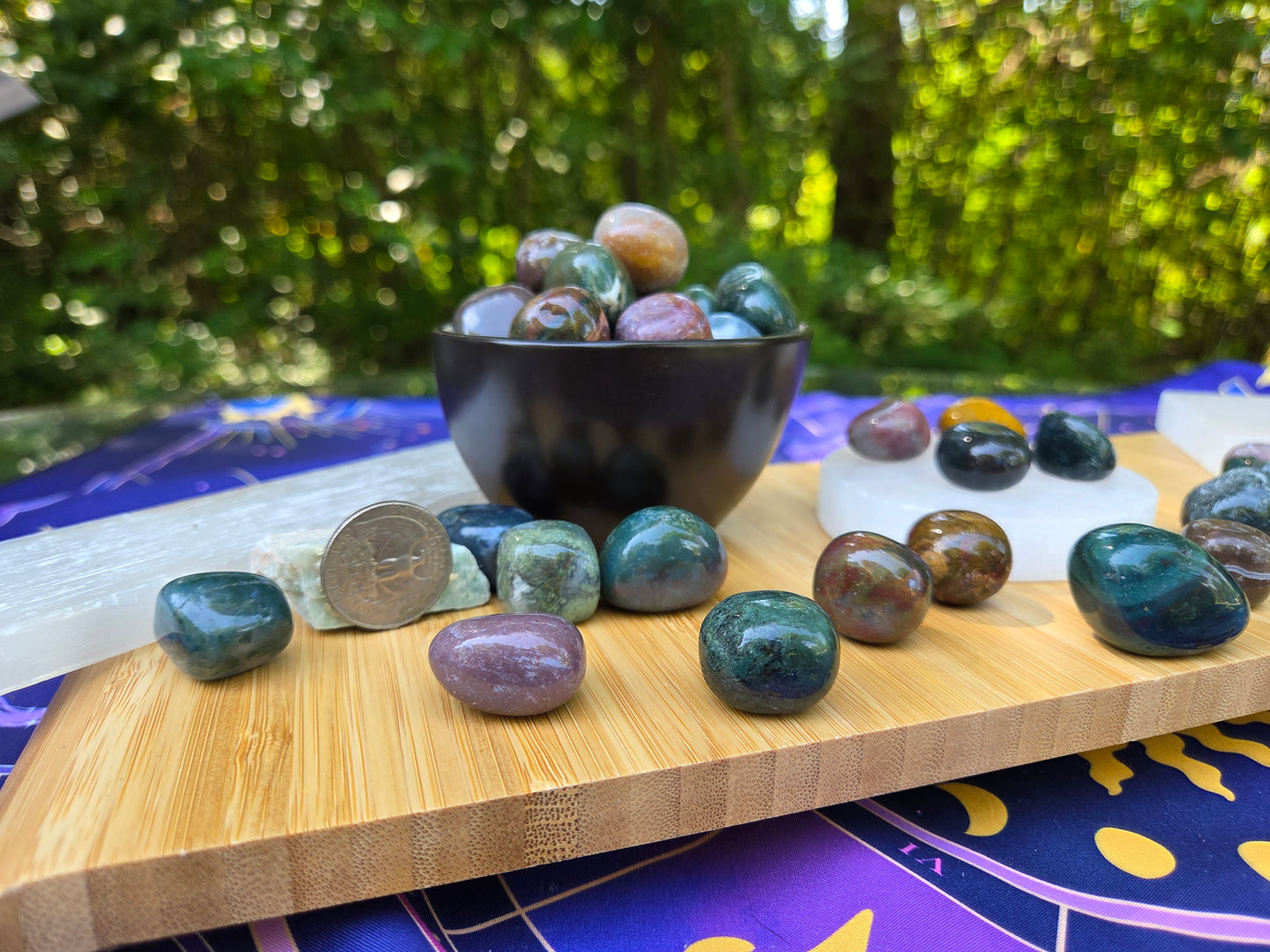 High Quality Ocean Jasper Tumbles