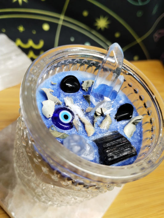 Reiki Infused Evil 🧿 Eye Protection Candle 🕯