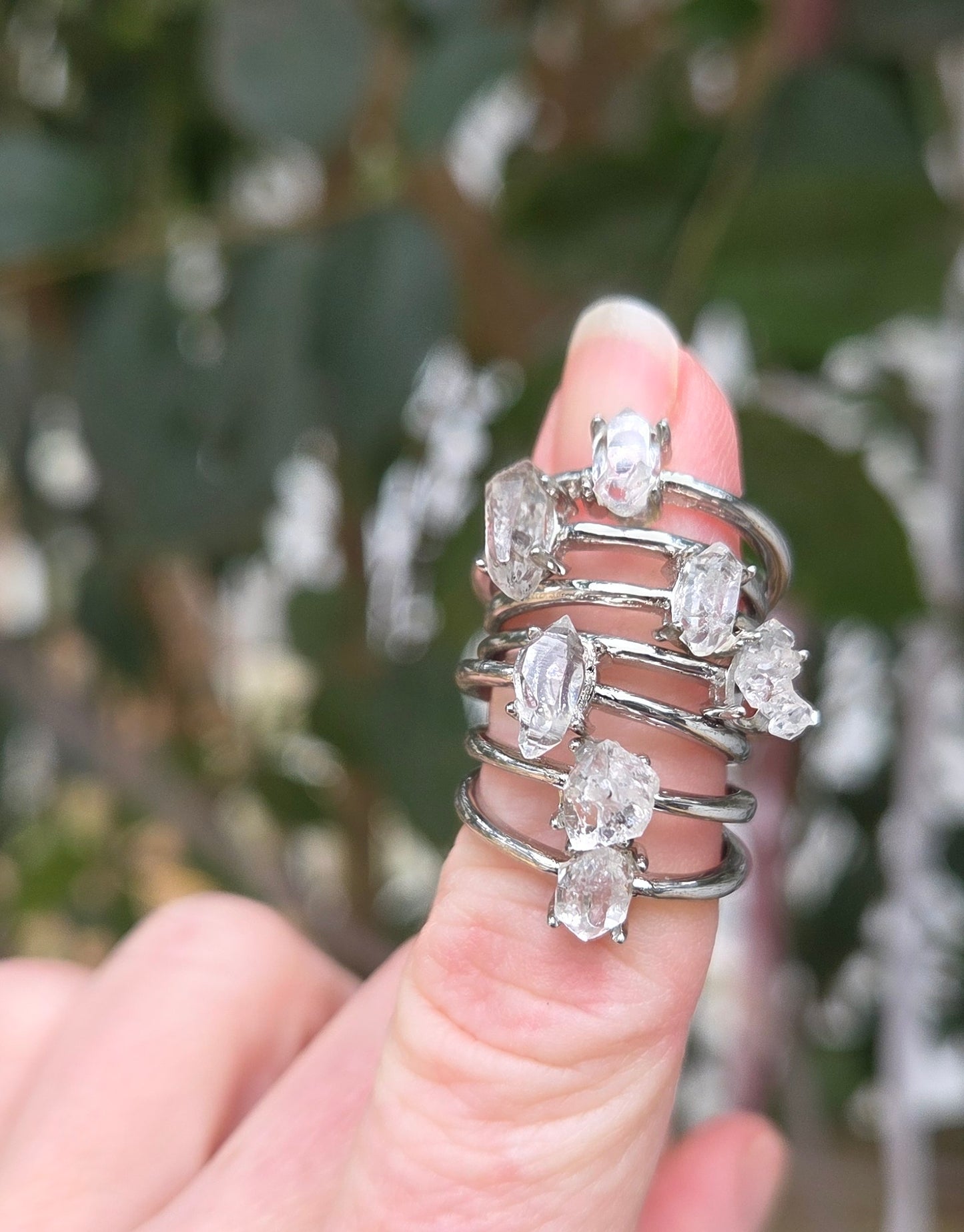 Herkimer Diamond Ring 💍 (smaller stone)