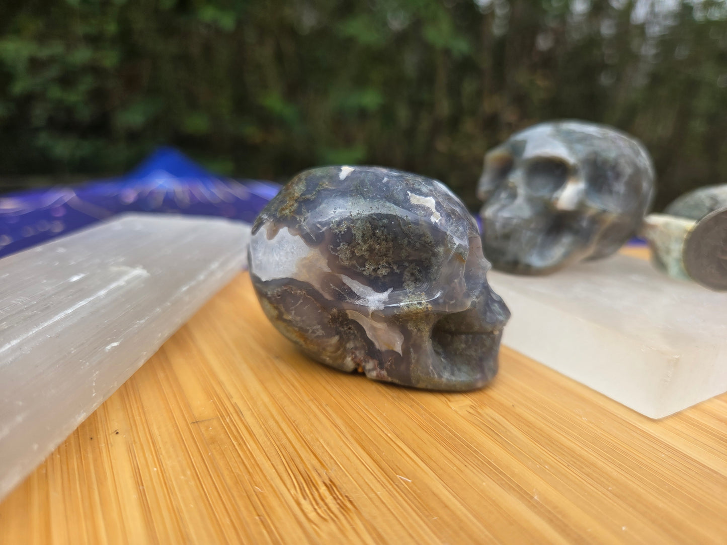 Moss Agate Skulls 💀