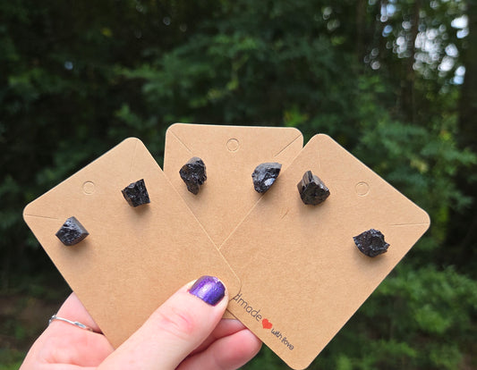 Black Tourmaline Earrings