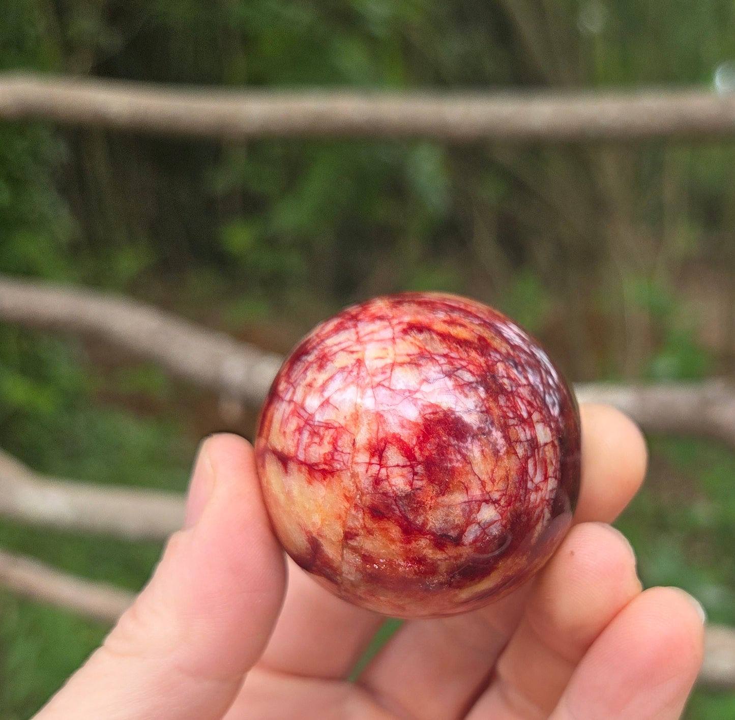 Red Moonstone 🌙 Sphere