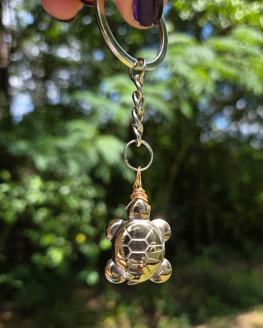 Pyrite Turtle 🐢 Keychains