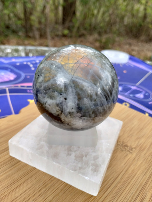 Purple Labradorite Sphere