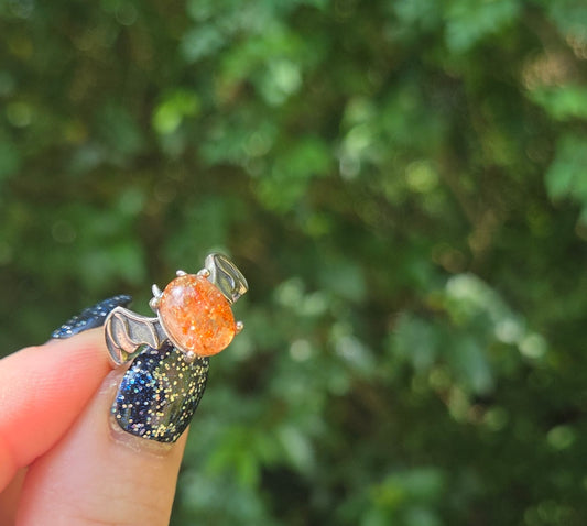 Sunstone ☀️ Bat Ring