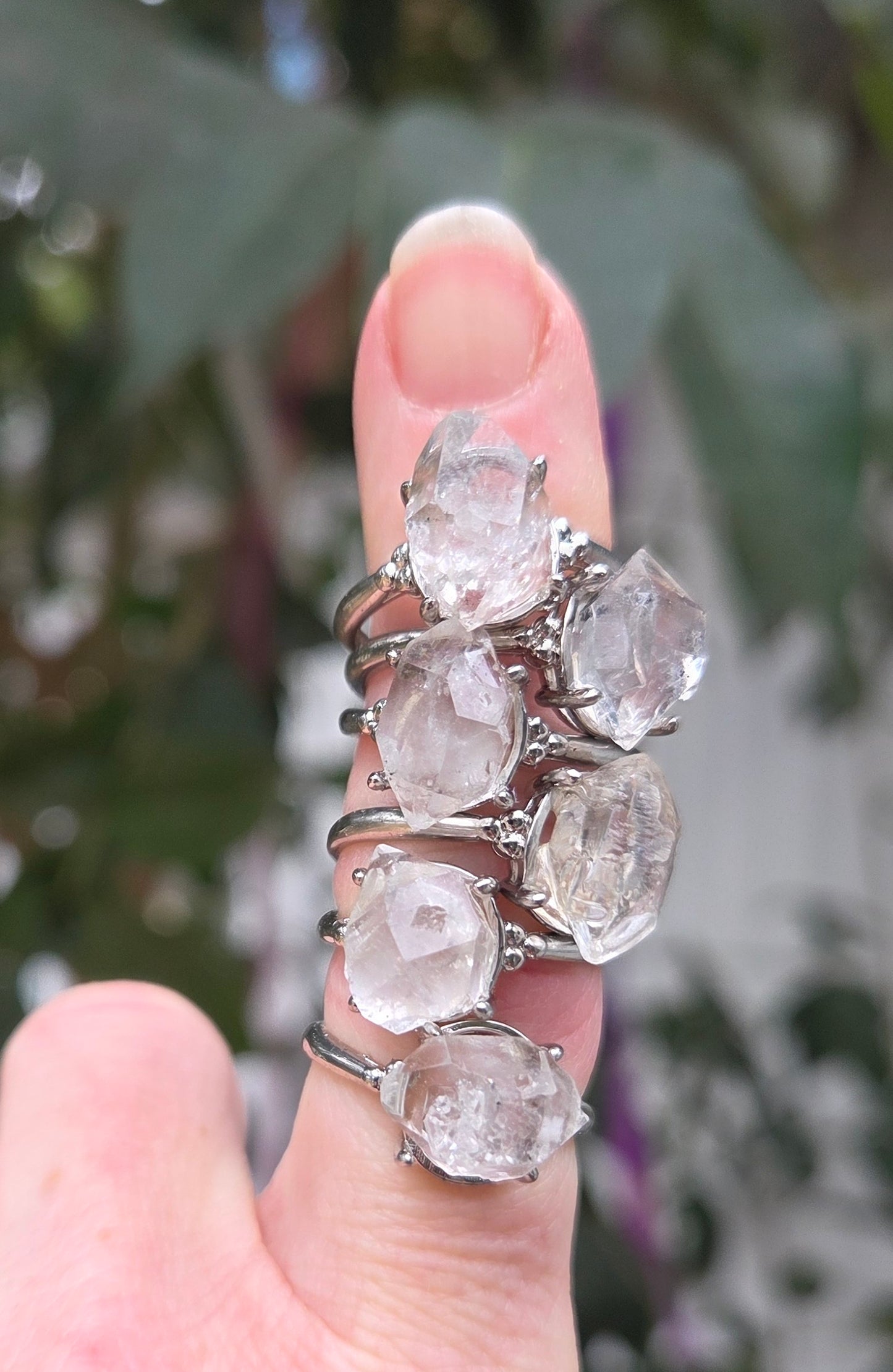 Herkimer Diamond Rings 💍