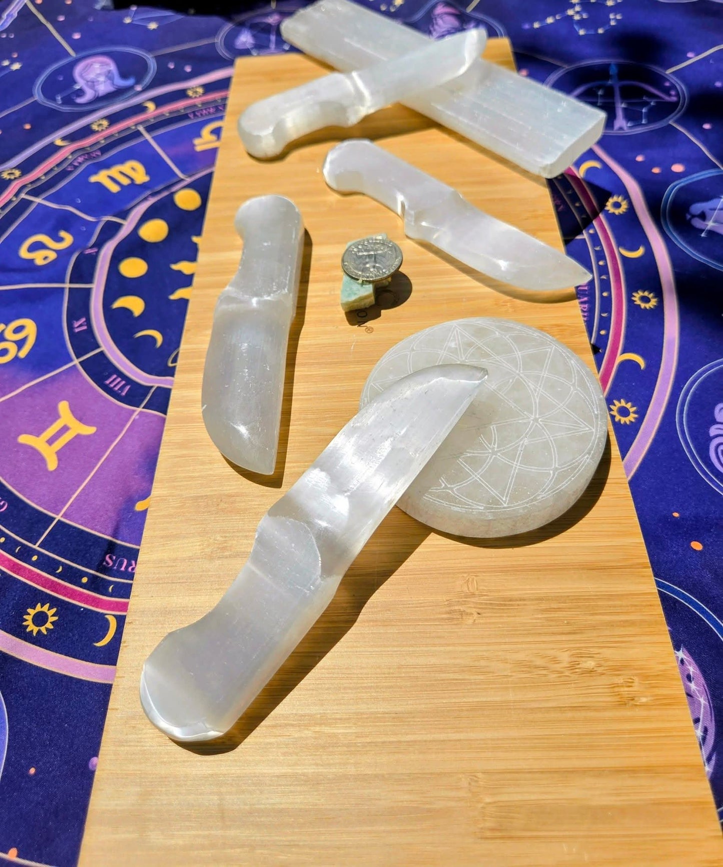 Selenite Ritual Knife
