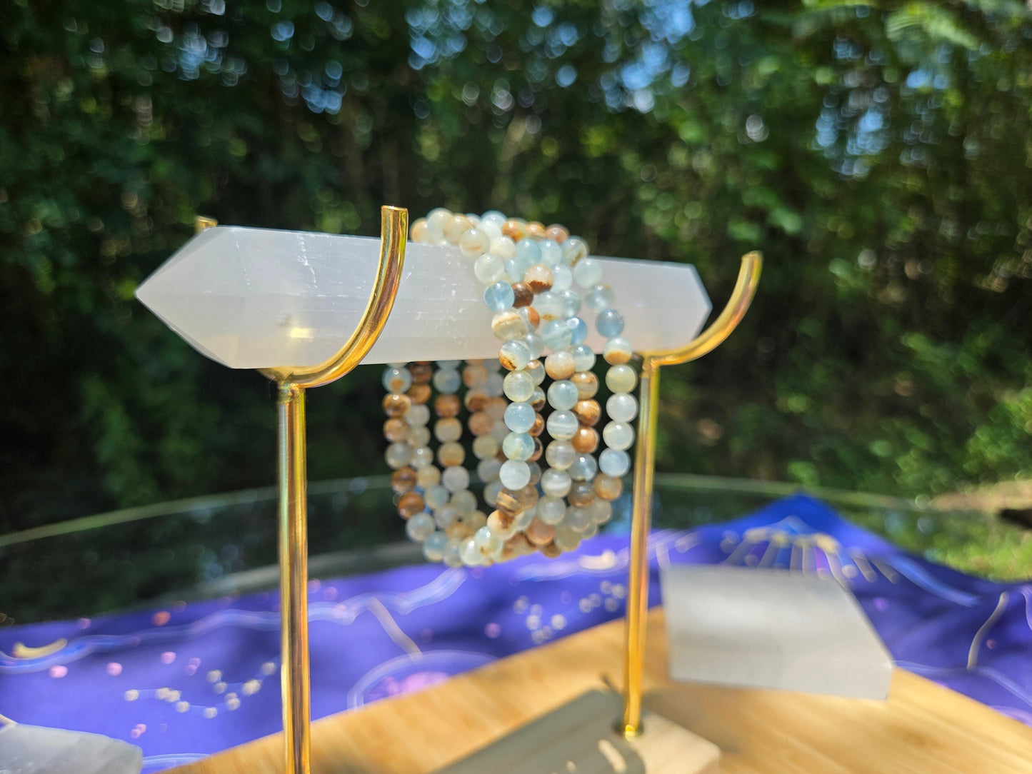 Blue Onyx Bracelets