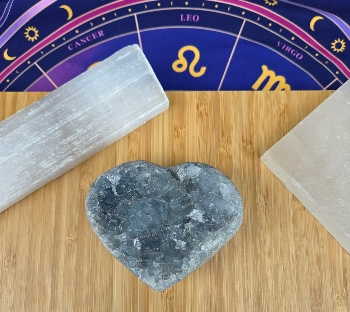 Celestite Heart