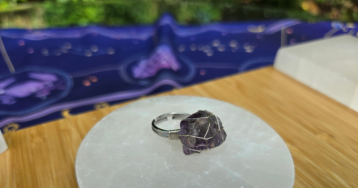 Raw Amethyst Ring 💍