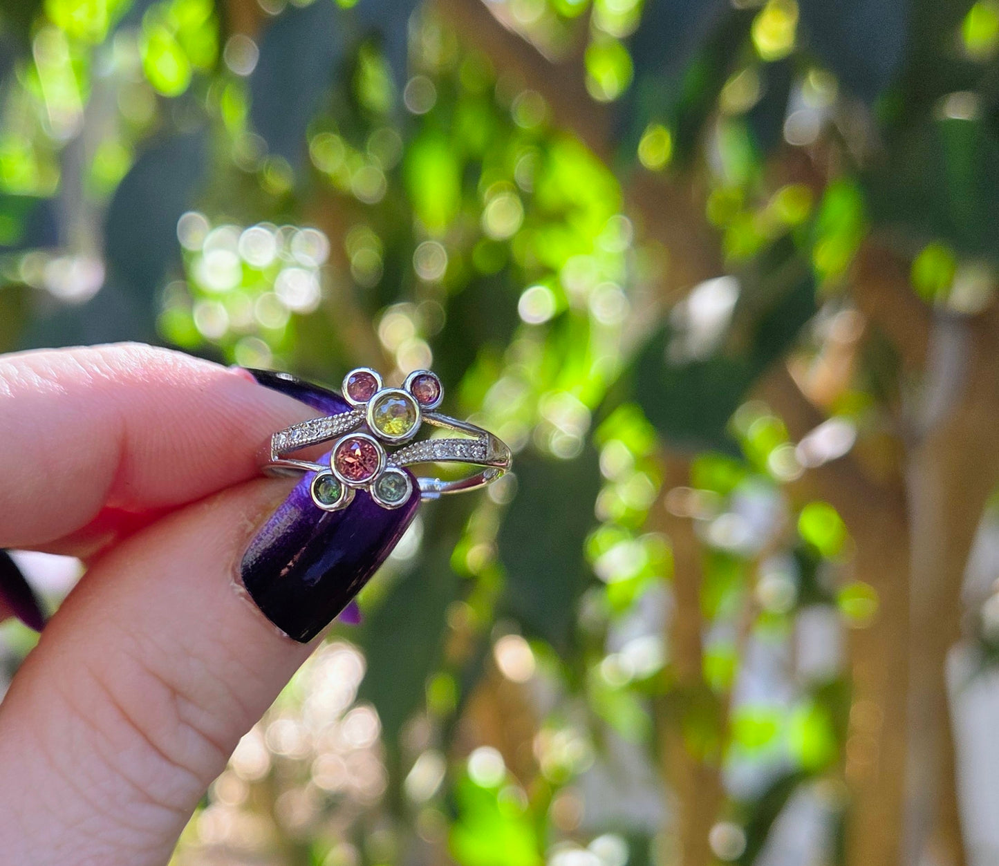 Watermelon Tourmaline Ring 💍 🍉