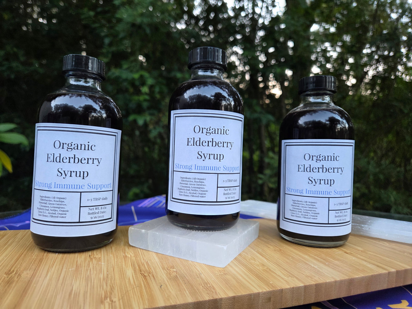 Organic Shelf-Stable Elderberry Syrup