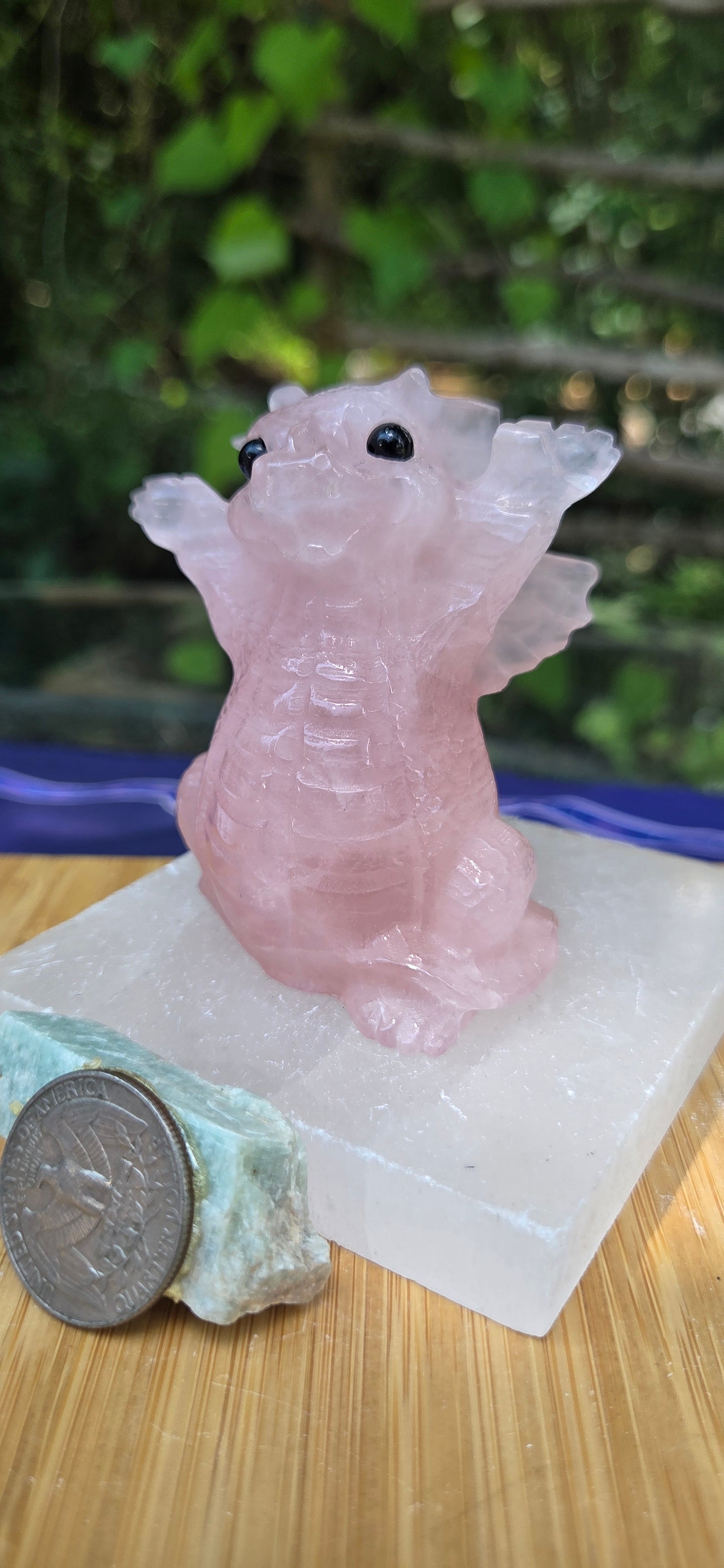 Rose Quartz Dragon