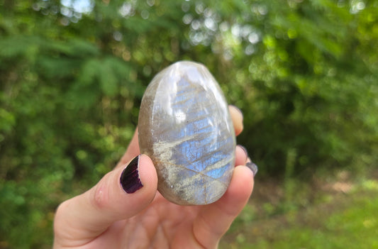 Blue Moonstone Palm Stones