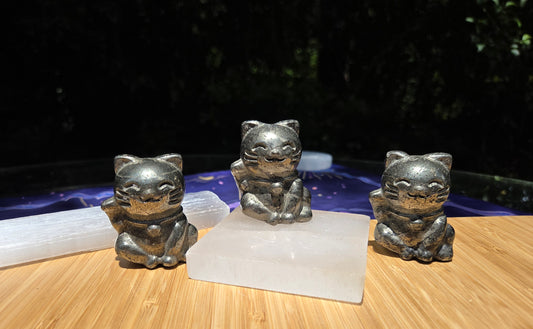 Pyrite Lucky Kitty 😺