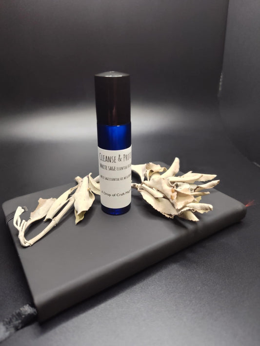 Cleanse & Protect Organic White Sage Essential Oil Roll-on