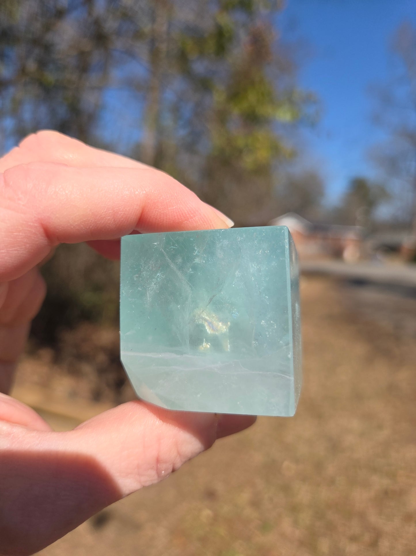 Fluorite Cube