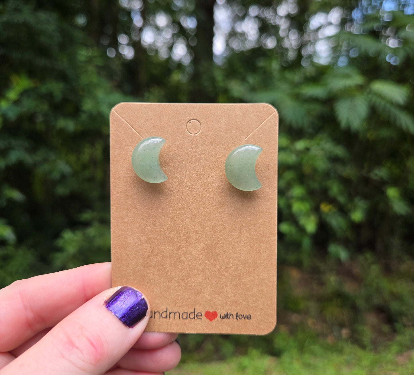 Crystal Moon Earrings