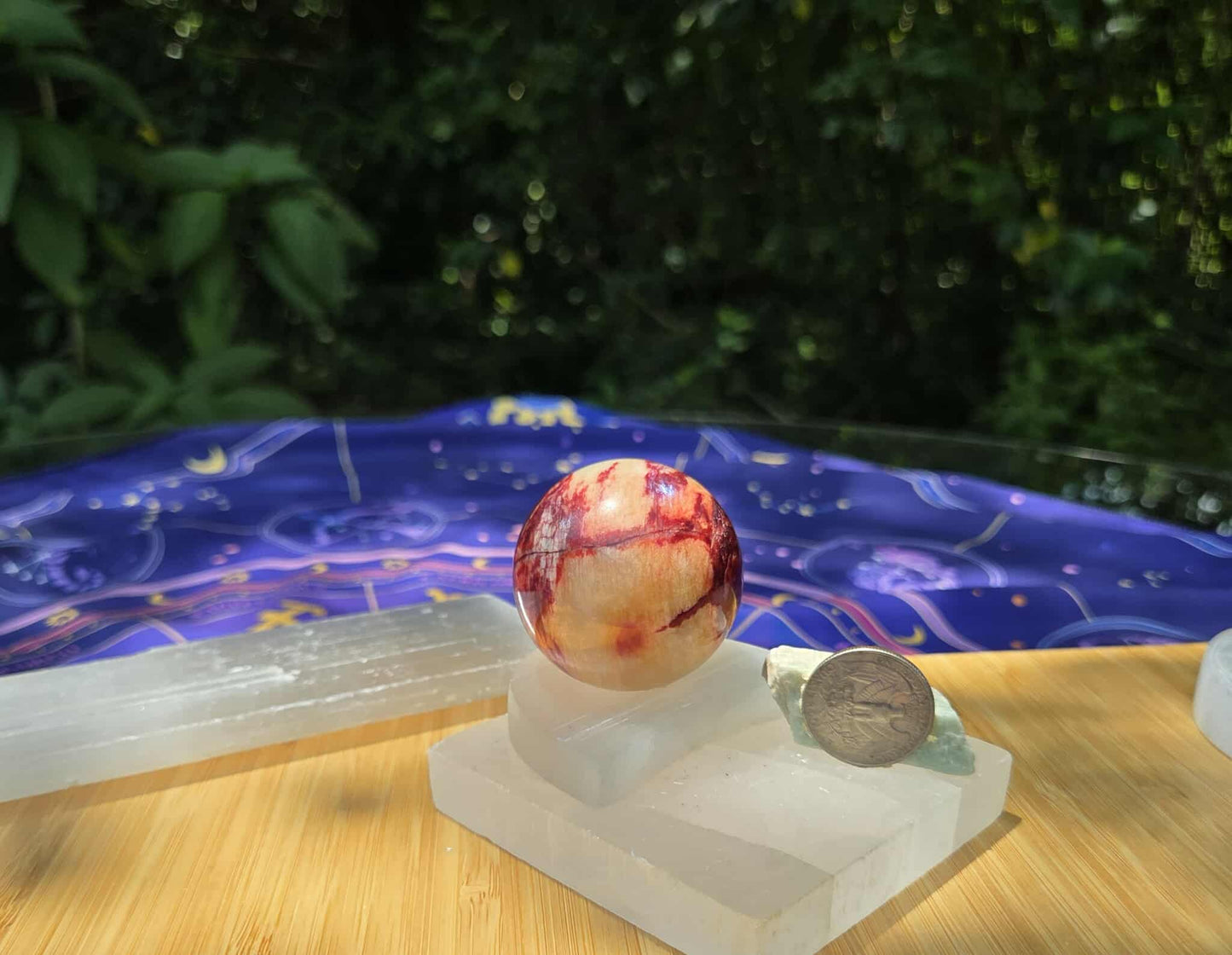 Red Moonstone 🌙 Sphere